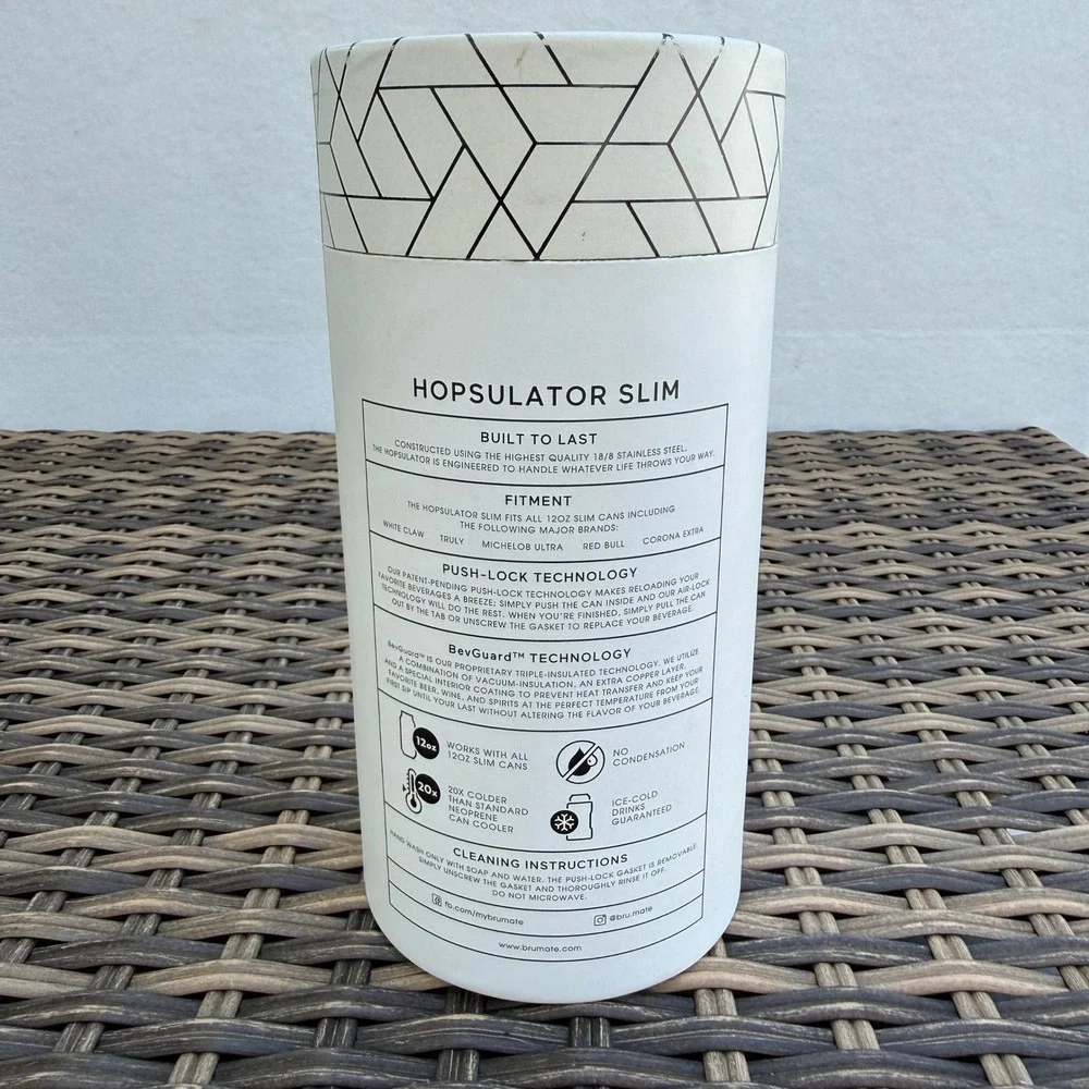 BrüMate Hopsulator Slim 12 oz Forest Camo Can Cooler New Open Box